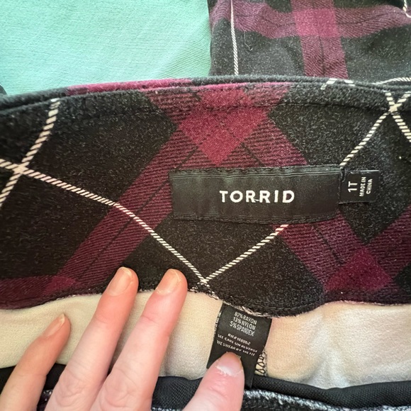 Torrid plaid luxe pont pants 🦄2/$15 - Picture 4 of 4